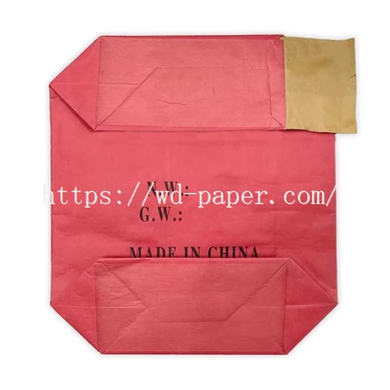 4-3 ply kraft paper bag for cement