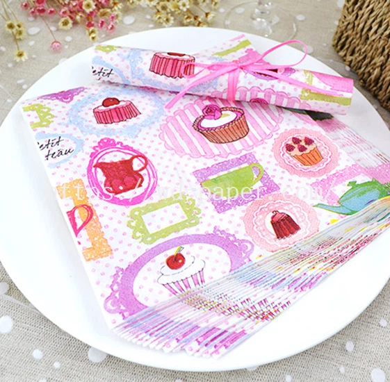 birthday paper napkin